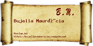 Bujella Maurícia névjegykártya